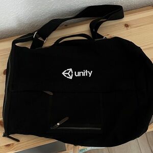 Unity Black Messenger Bag NWT